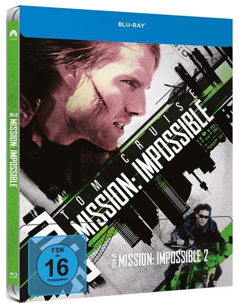 MISSION: IMPOSSIBLE 2 (Tom Cruise) Blu-ray Disc, Steelbook