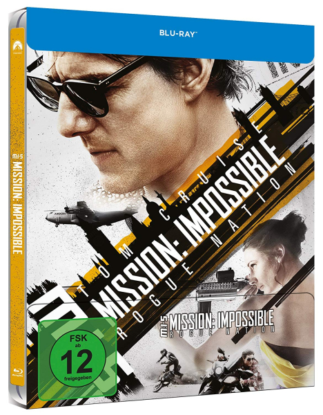 MISSION IMPOSSIBLE 5: ROGUE NATION (Tom Cruise) Blu-ray Disc, Steelbook