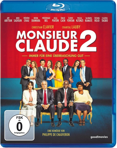 MONSIEUR CLAUDE 2 (Christian Clavier, Chantal Lauby) Blu-ray Disc