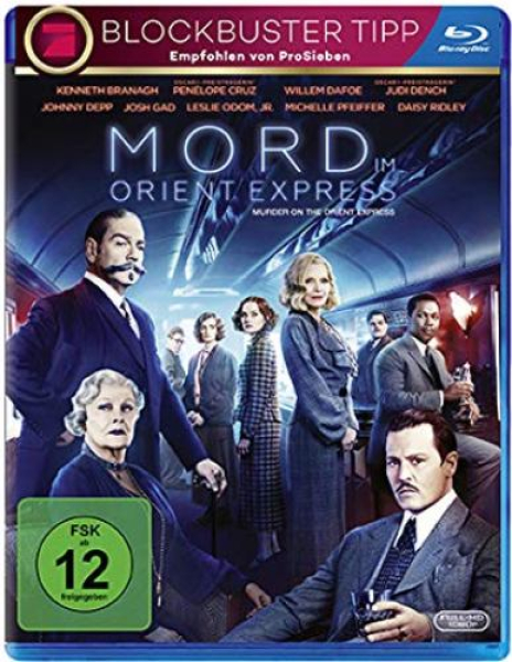 MORD IM ORIENT EXPRESS (Kenneth Branagh, Johnny Depp) Blu-ray Disc