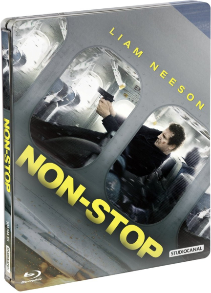 NON-STOP (Liam Neeson, Julianne Moore) Blu-ray Disc, Steelbook
