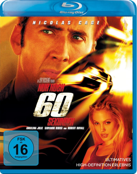 NUR NOCH 60 SEKUNDEN (Nicolas Cage, Angelina Jolie) Blu-ray Disc