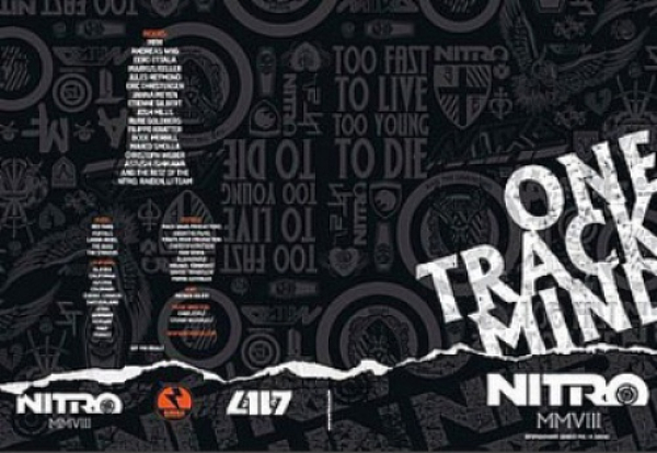 ONE TRACK MIND (NITRO 2008, Snowboard-Action) DVD