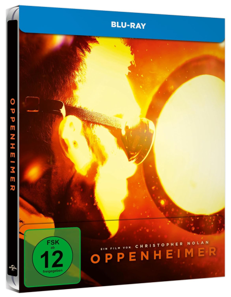 OPPENHEIMER (Cillian Murphy, Emily Blunt) 2 Blu-ray Discs, Steelbook