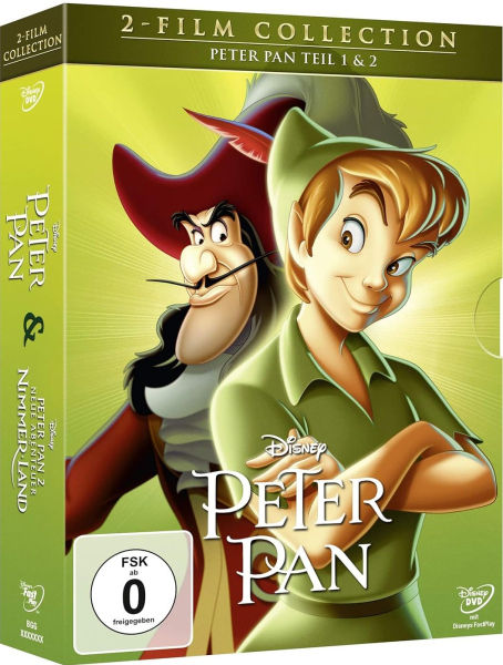 PETER PAN + PETER PAN 2, Neue Abenteuer in Nimmerland (Walt Disney) 2 DVDs