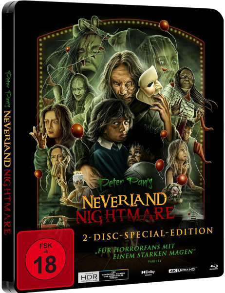 PETER PAN'S NEVERLAND NIGHTMARE (4K Ultra HD + Blu-ray Disc) Steelbook