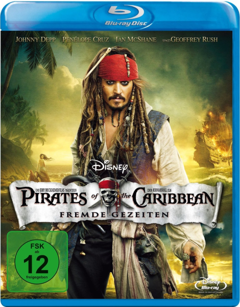 PIRATES OF THE CARIBBEAN: FREMDE GEZEITEN (Johnny Depp) Blu-ray Disc