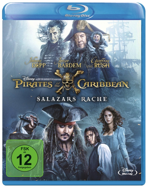 PIRATES OF THE CARIBBEAN: SALAZARS RACHE (Johnny Depp) Blu-ray Disc