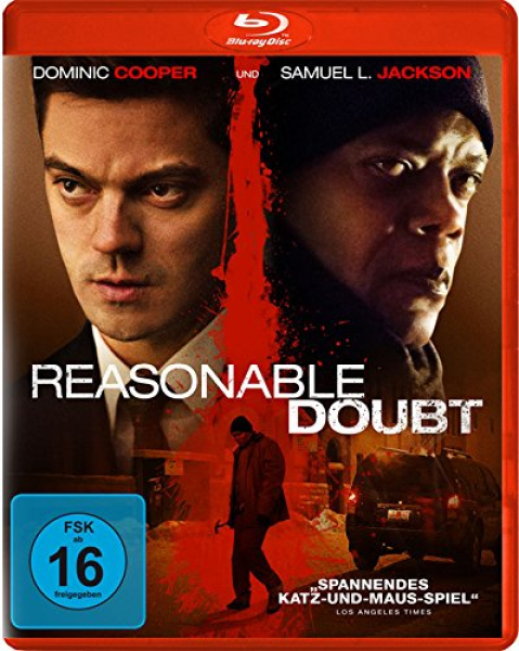 REASONABLE DOUBT (Samuel L. Jackson, Dominic Cooper) Blu-ray Disc