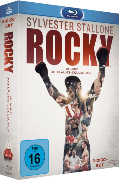 ROCKY JUBILÄUMS-COLLECTION (6 Blu-ray Discs)