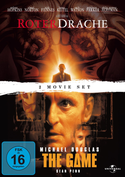 ROTER DRACHE (Edward Norton) + THE GAME (Michael Douglas) 2 DVDs