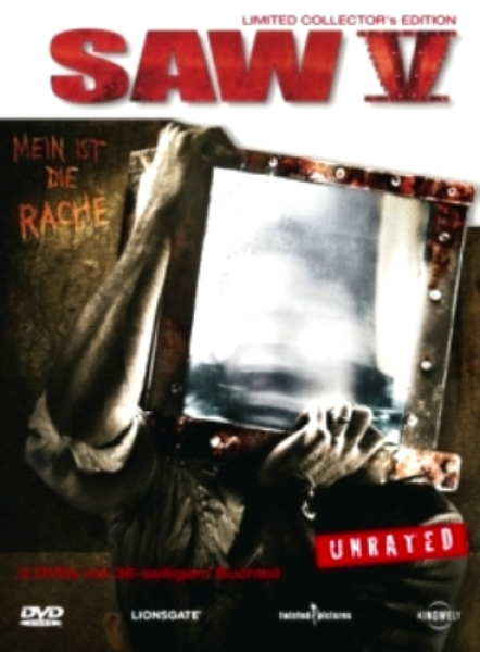 SAW V (Tobin Bell, Scott Petterson) 2 DVDs, Mediabook