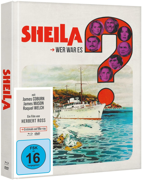SHEILA, Wer war es? (James Coburn) Blu-ray Disc + DVD, Mediabook