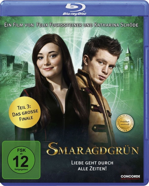 SMARAGDGRÜN (Maria Ehrich, Jannis Niewöhner) Blu-ray Disc