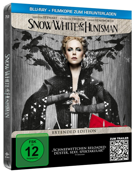 SNOW WHITE AND THE HUNTSMAN (Kristen Stewart), Blu-ray Disc, Steelbook