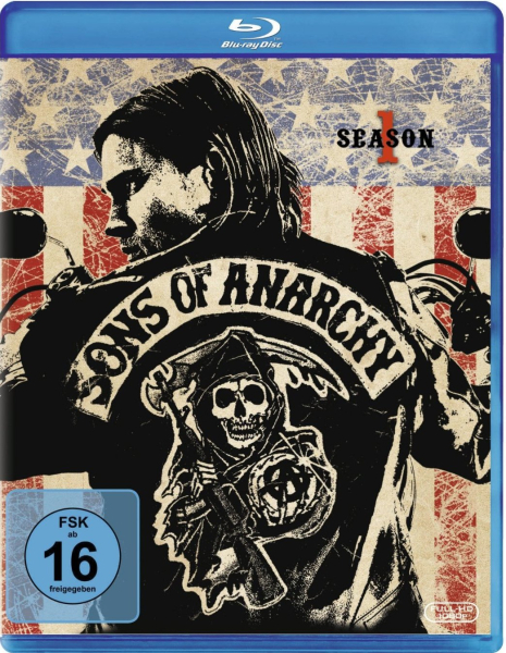 SONS OF ANARCHY, Season 1 (Charlie Hunnam) 3 Blu-ray Discs