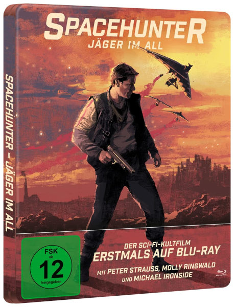 SPACEHUNTER, Jäger im All (Peter Strauss) Blu-ray Disc, Steelbook