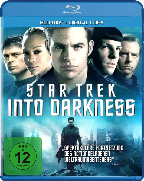 STAR TREK: INTO DARKNESS (Chris Pine) Blu-ray Disc NEU+OVP