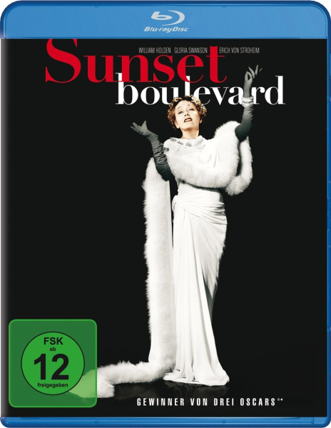 SUNSET BOULEVARD (William Holden, Gloria Swanson) Blu-ray Disc