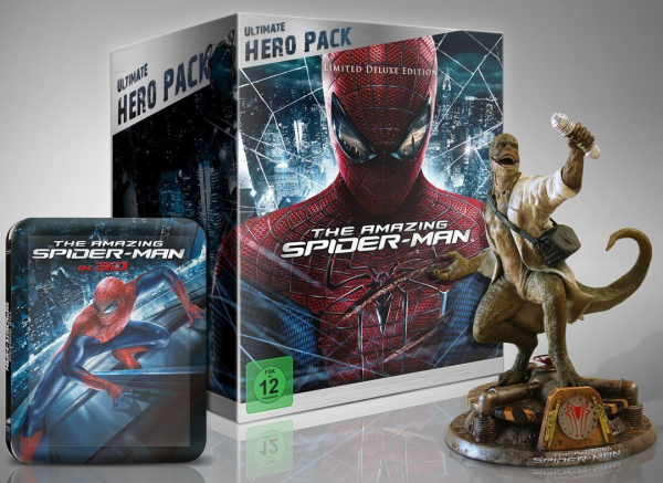 THE AMAZING SPIDER-MAN, Ultimate Hero Pack (Blu-ray 3D, Steelbook + Figur)