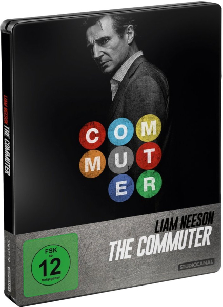 THE COMMUTER (Liam Neeson) Blu-ray Disc, Steelbook