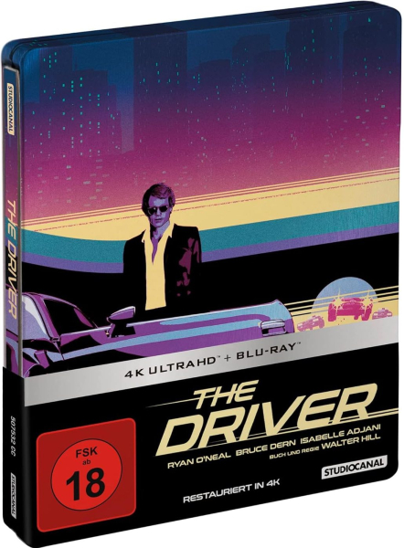 THE DRIVER (Ryan O'Neal) 4K Ultra HD + Blu-ray Disc, Steelbook