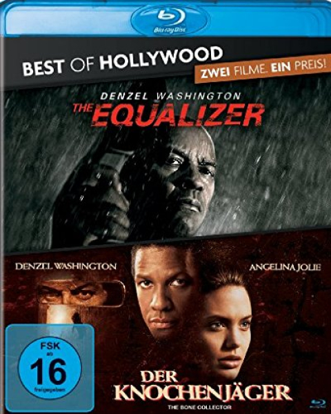 THE EQUALIZER + DER KNOCHENJÄGER (Denzel Washington) 2 Blu-ray Discs