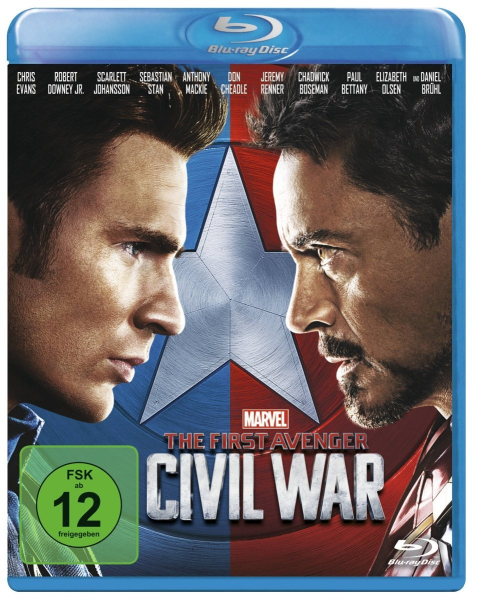 THE FIRST AVENGER: CIVIL WAR (Chris Evans) Blu-ray Disc