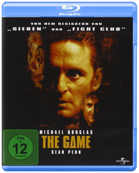 THE GAME (Michael Douglas, Sean Penn) Blu-ray Disc