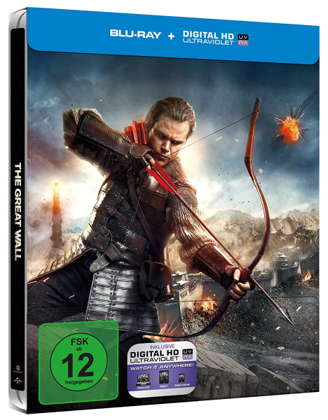 THE GREAT WALL (Matt Damon) Blu-ray Disc, Steelbook