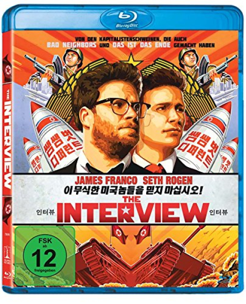 THE INTERVIEW (James Franco, Seth Rogen) Blu-ray Disc