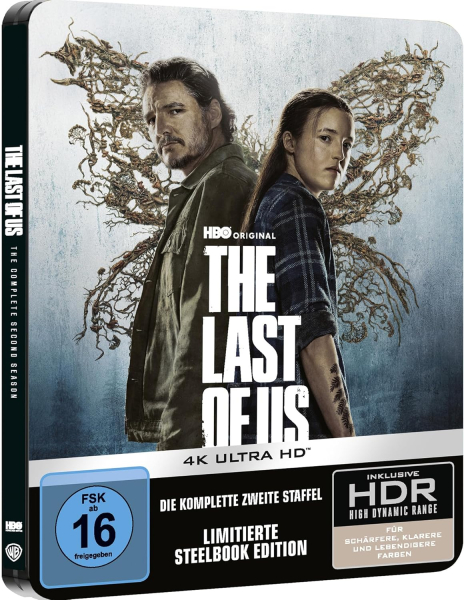 THE LAST OF US, Staffel 2 (Pedro Pascal) 4K Ultra HD, 3 Discs, Steelbook