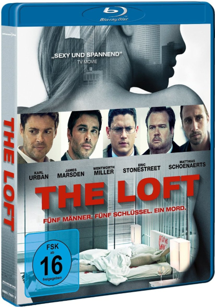 THE LOFT (Karl Urban, James Marsden, Wentworth Miller) Blu-ray Disc