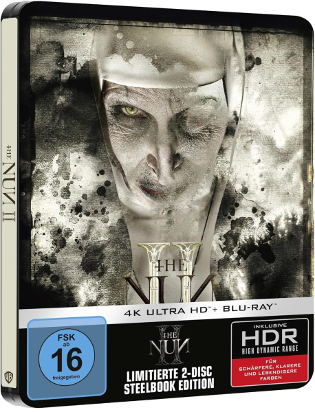 THE NUN II (Taissa Farmiga) 4K Ultra HD + Blu-ray Disc, Steelbook
