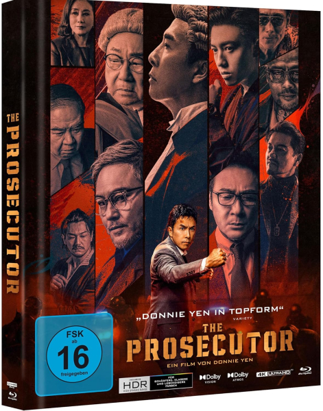 THE PROSECUTOR (Donnie Yen) 4K Ultra HD + Blu-ray Disc, Mediabook