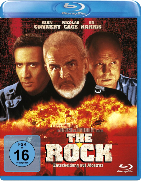 THE ROCK (Sean Connery, Nicolas Cage, Ed Harris) Blu-ray Disc