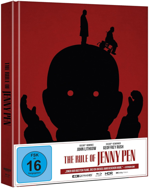 THE RULE OF JENNY PEN (John Lithgow) 4K Ultra HD + Blu-ray Disc, Mediabook