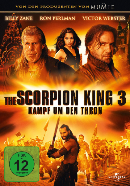THE SCORPION KING 3, Kampf um den Thron (Victor Webster, Ron Perlman) DVD