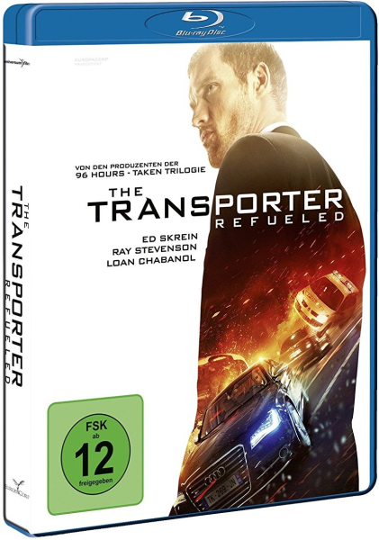 THE TRANSPORTER REFUELED (Ed Skrein) Blu-ray Disc