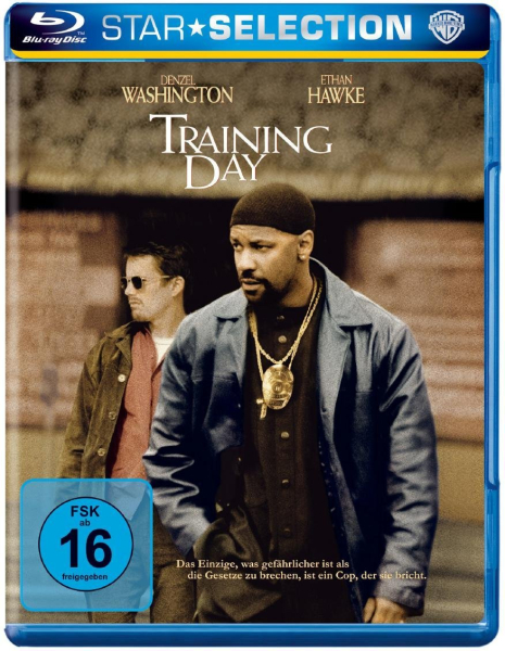 TRAINING DAY (Denzel Washington, Ethan Hawke) Blu-ray Disc