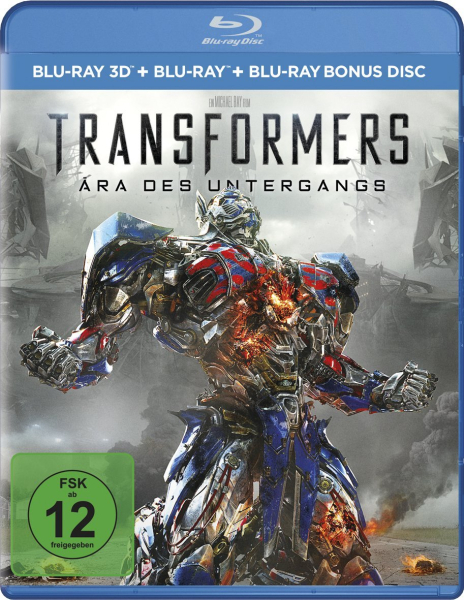 TRANSFORMERS 4: ÄRA DES UNTERGANGS (Blu-ray 3D + 2 Blu-ray Discs)