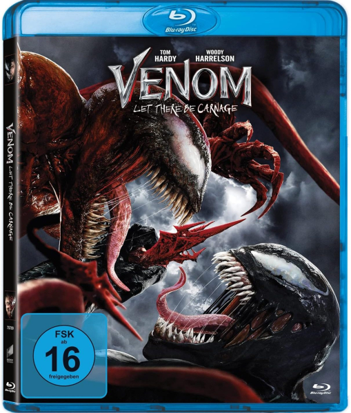 VENOM: LET THERE BE CARNAGE (Tom Hardy) Blu-ray Disc
