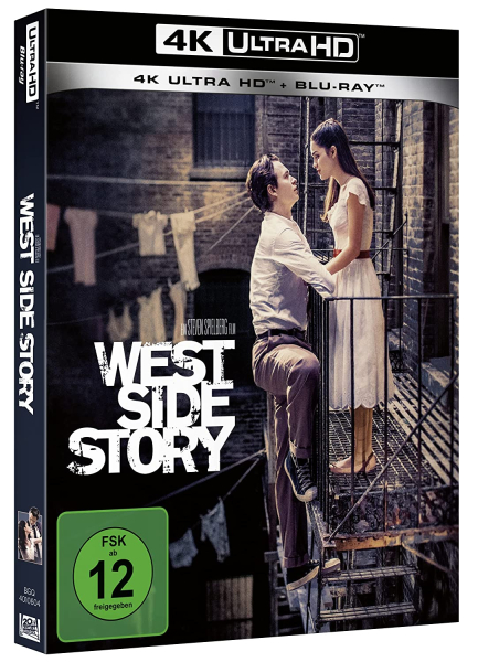 WEST SIDE STORY (Ansel Elgort, Ariana DeBose) 4K Ultra HD + Blu-ray Disc