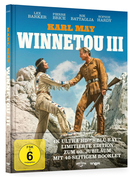 WINNETOU III (Pierre Brice) 4K Ultra HD + Blu-ray Disc, Mediabook