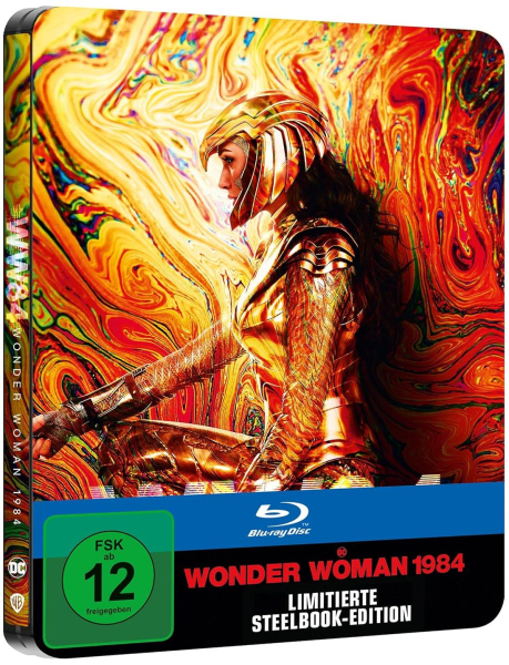 WONDER WOMAN 1984 (Gal Gadot, Chris Pine) Blu-ray Disc, Steelbook