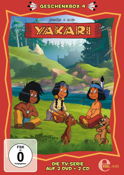 YAKARI, Geschenkbox 4 (2 DVDs + 2 CDs)