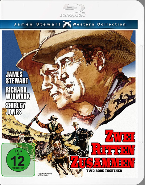 ZWEI RITTEN ZUSAMMEN (James Stewart, Richard Widmark) Blu-ray Disc